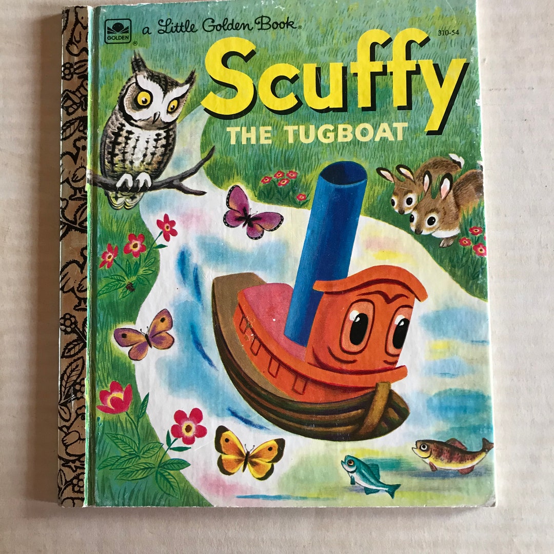 Scuffy the Tugboat, A Little Golden Book, by Gertrude Crampton