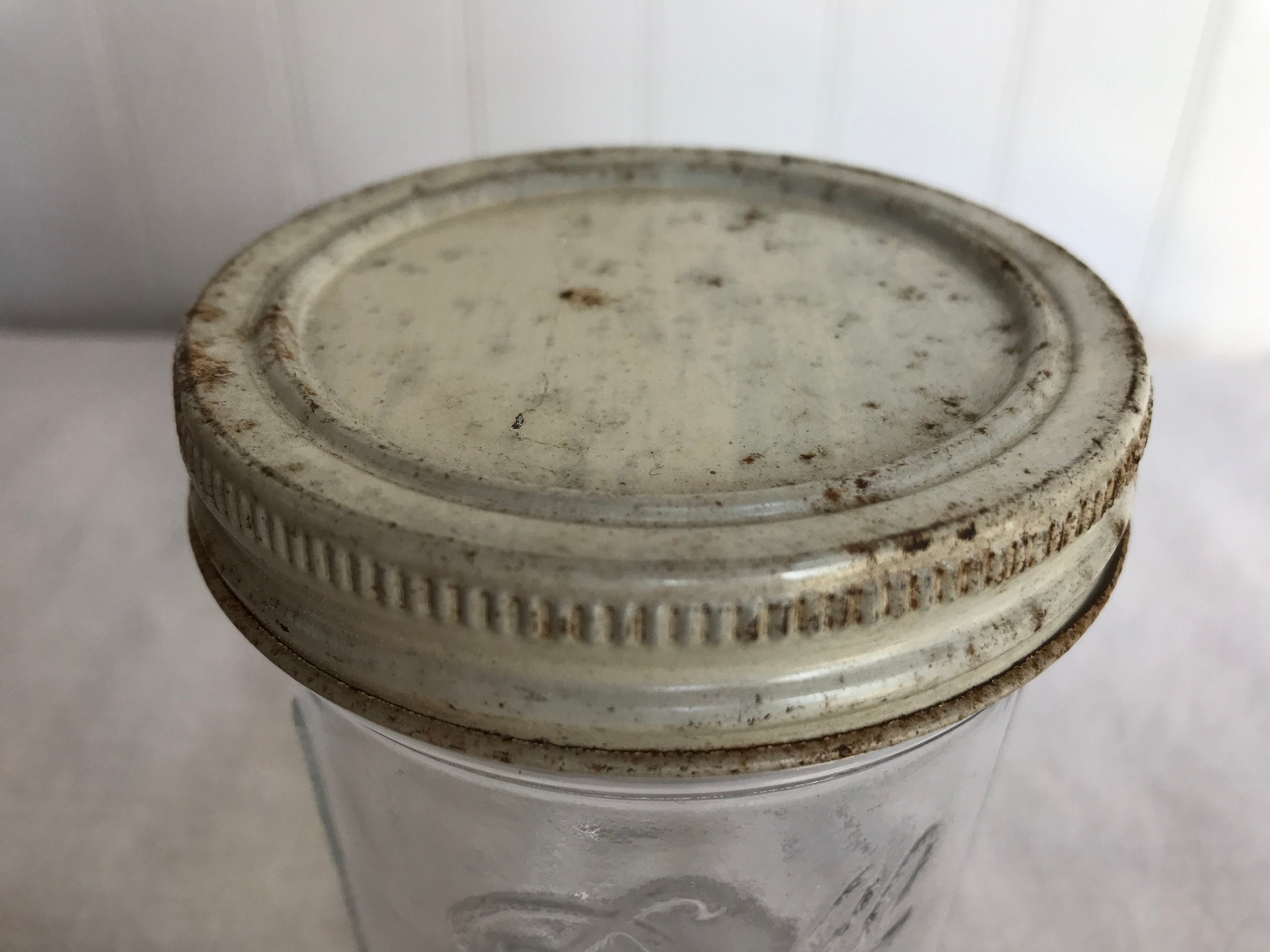 Vintage Ball Refrigerator and Freezer Jar Clear Pint Glass Etsy