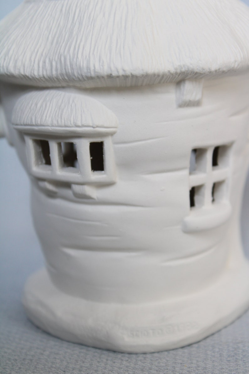 Bisque Ceramic Miniature Fairy House Bisque Paintable Etsy UK