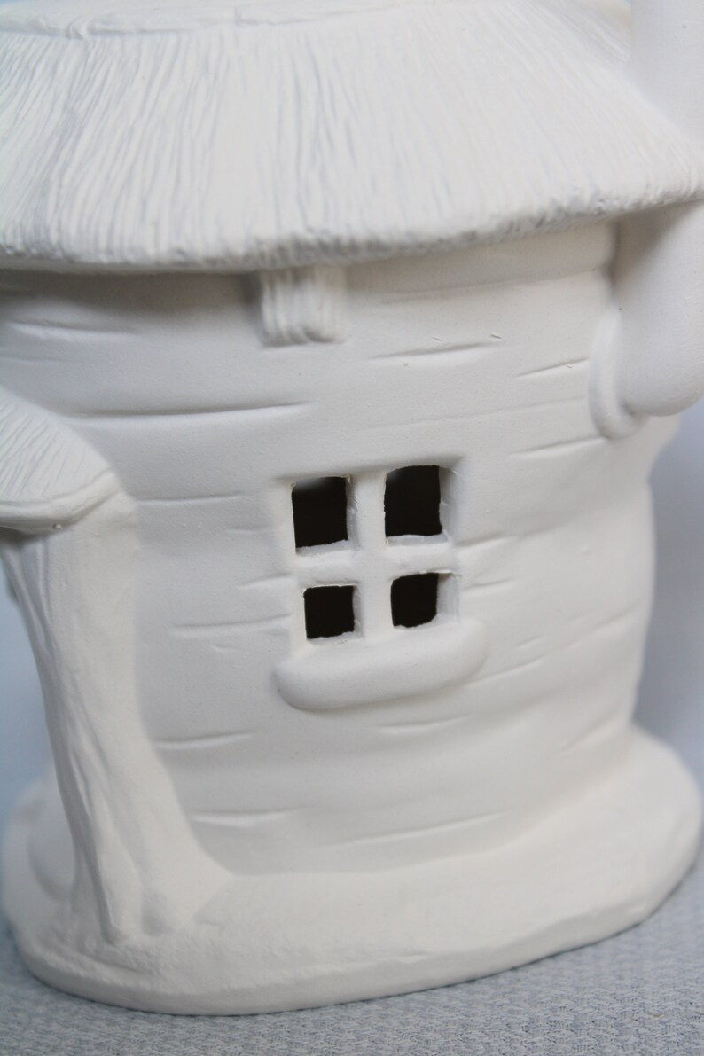 Bisque Ceramic Miniature Fairy House Bisque Paintable Etsy UK