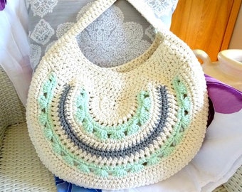 Crochet Bag Pattern | DIY Bag Pattern Tutorial | PDF Crocheted Download | Crochet Bag Making | Boho Shoulder Bag | Accessories 0104