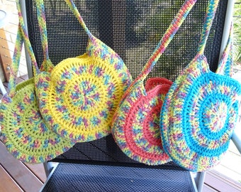 crochet girls purse