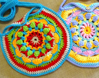 crochet mandala bag