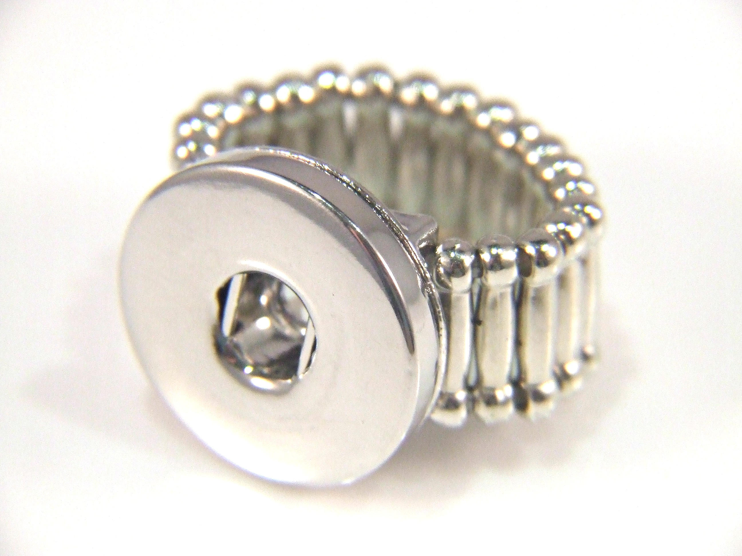Snap Jewelry Ring Base Blank Ginger Snaps Jewelry Silver Etsy