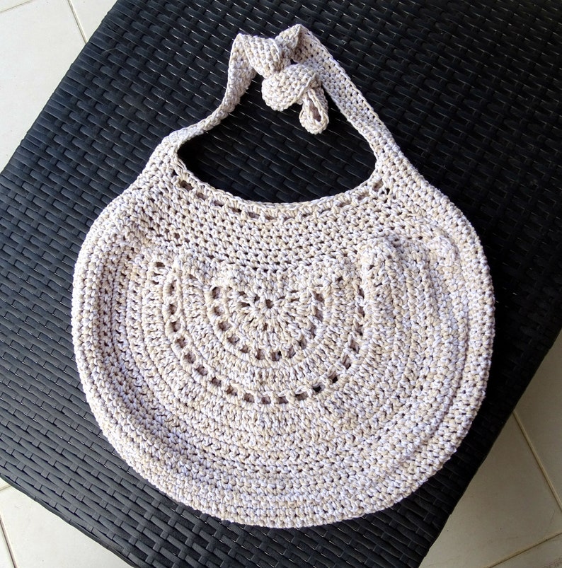 Crochet Bag Crocheted Handmade Womens Handbag Large - Etsy