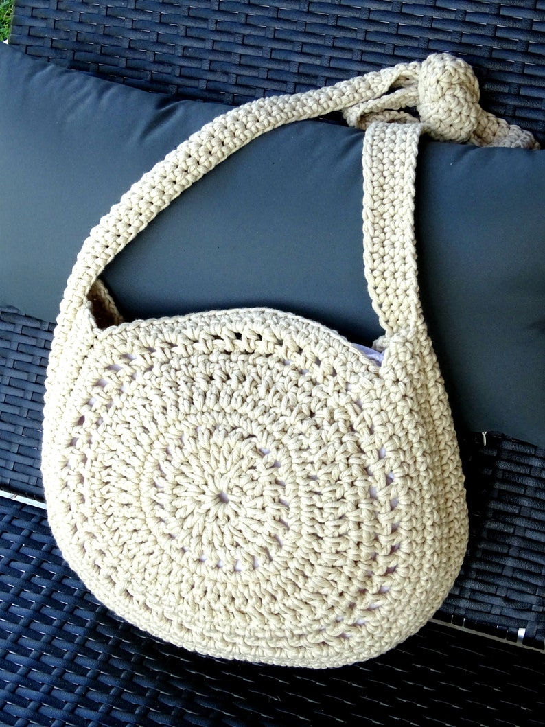 Easy Crochet Bag Pattern DIY Bag Pattern Tutorial PDF Etsy