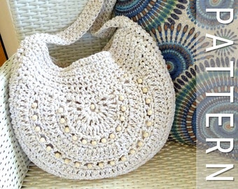 Crochet Bag Pattern | DIY Bag Pattern Tutorial | PDF Crocheted Download | Crochet Bag Making | Boho Shoulder Bag | Accessories 0108