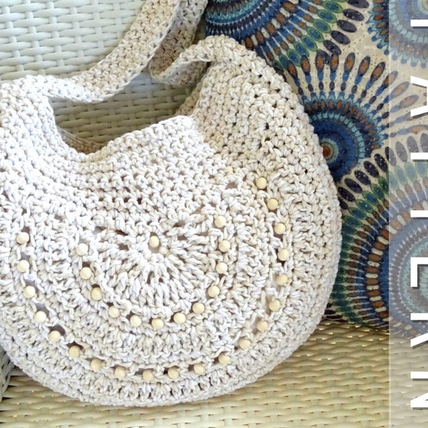 Crochet Bag Pattern | DIY Bag Pattern Tutorial | PDF Crocheted Download | Crochet Bag Making | Boho Shoulder Bag | Accessories 0108