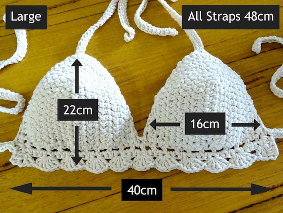 Crochet Bikini Pattern Download Crocheted Festival Bra Halter Neck