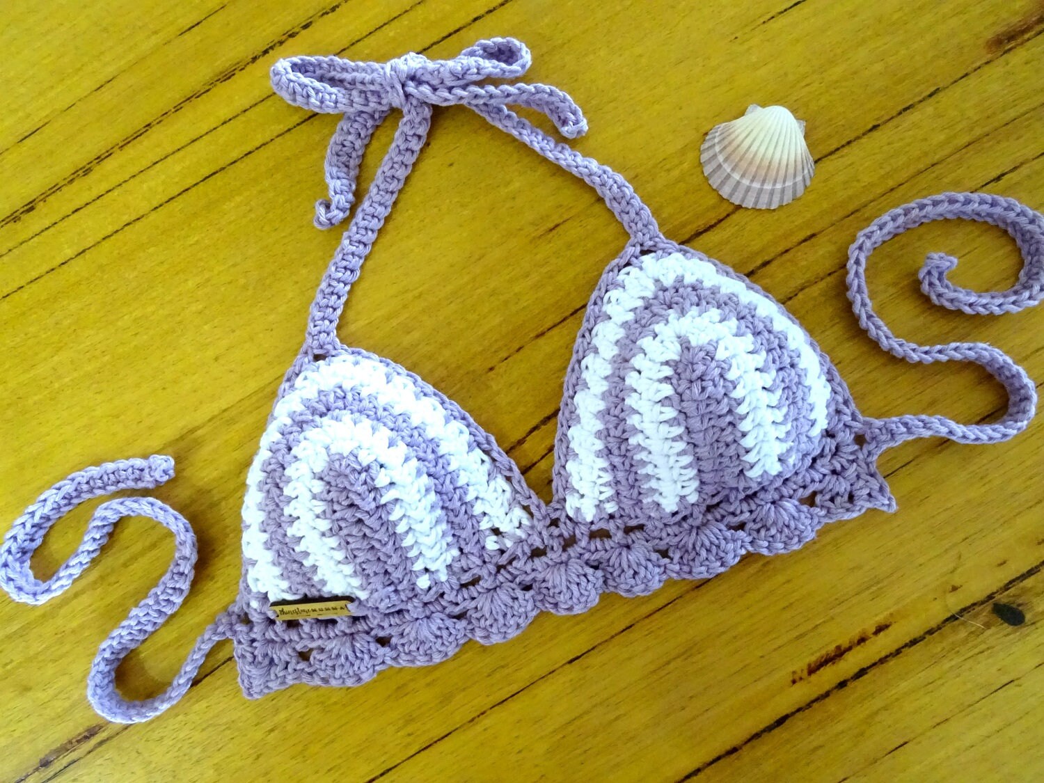 Crochet Bikini Pattern Download Crocheted Festival Bra Halter Neck