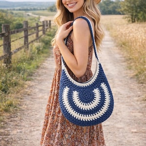 Crochet Bag Pattern PDF – Easy Beginner Tote Purse Tutorial