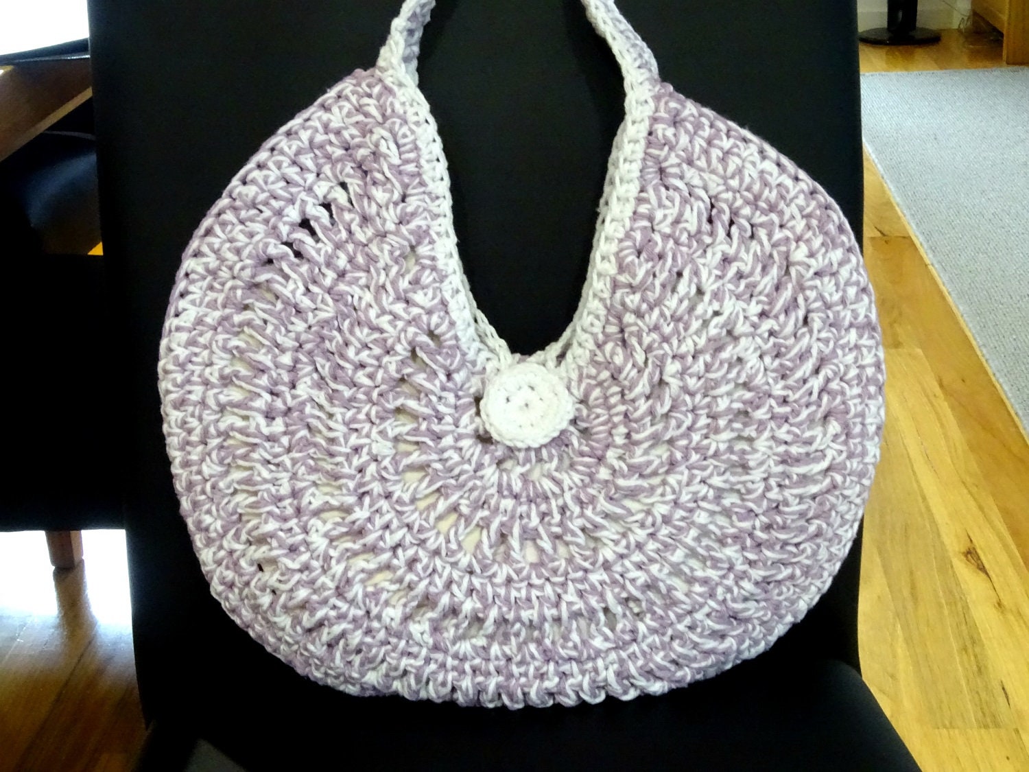 chunky crochet bag