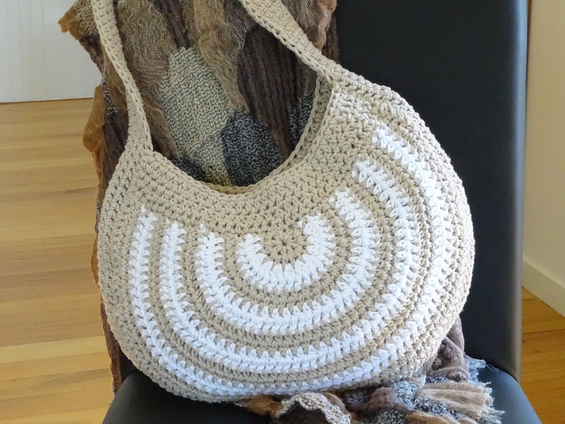 Crochet Bag Crocheted Cotton Tote Beach Bag Boho Shoulder | Etsy Australia