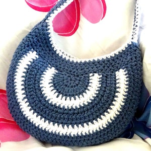 Easy Crochet Bag Pattern | DIY Bag Pattern Tutorial | PDF Crocheted Download | Crochet Bag Making | Boho Shoulder Bag | Accessories 0105