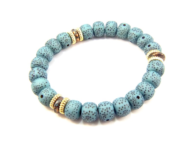 4 x Beaded Bracelets Layered Cuff Beaded Bracelets For Women