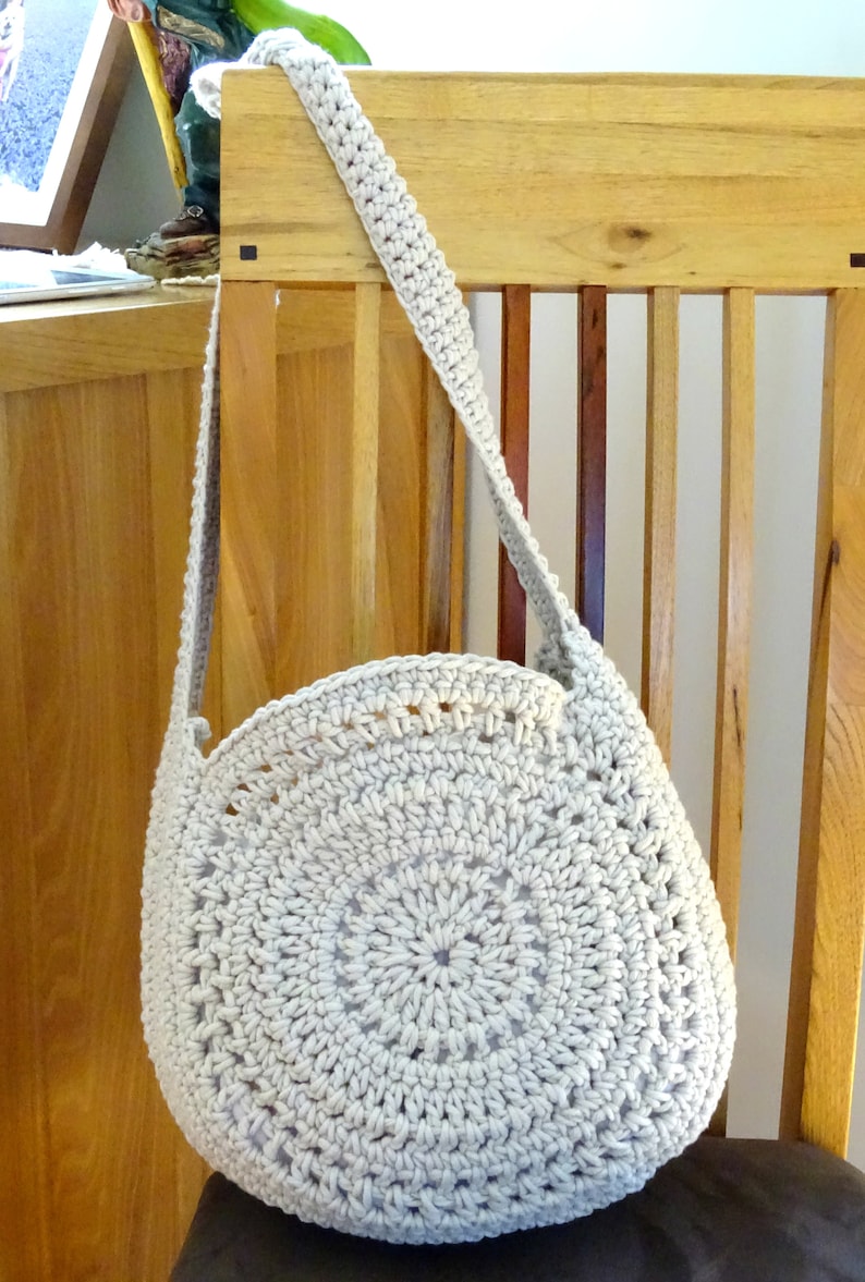 Easy Crochet Bag Pattern DIY Bag Pattern Tutorial PDF Etsy
