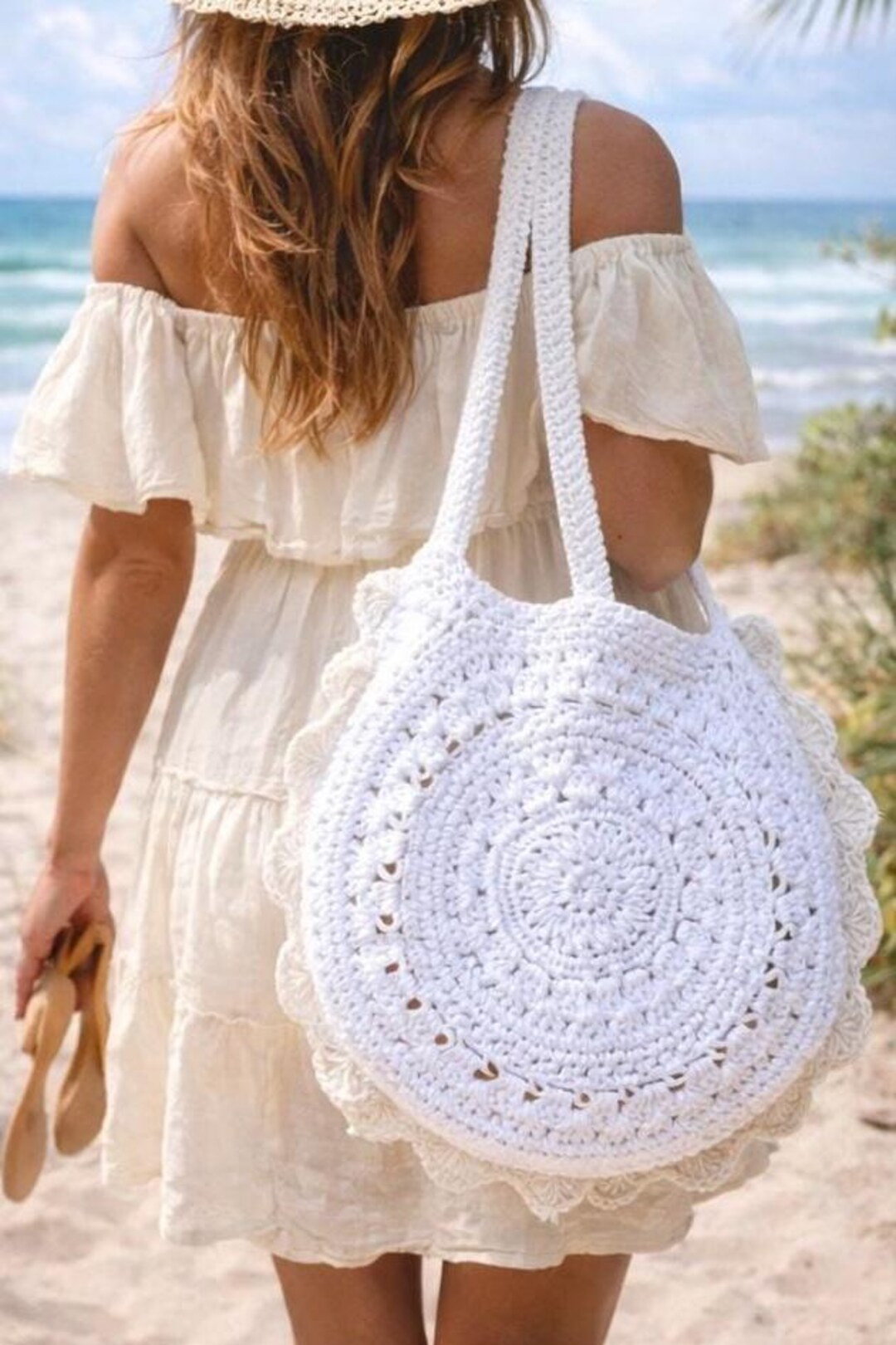 Boho Round Crochet Bag Pattern PDF – DIY Purse Tutorial - Etsy