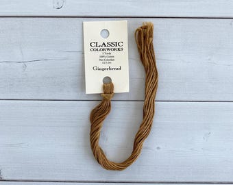 Classic Colorworks Hand-Dyed Embroidery Floss - Gingerbread