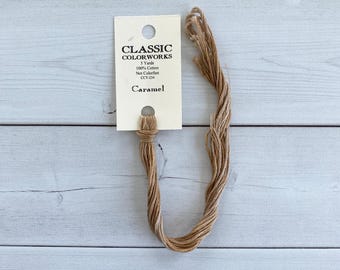 Classic Colorworks Hand-Dyed Embroidery Floss - Caramel