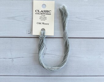 Classic Colorworks Hand-Dyed Embroidery Floss - Old Money