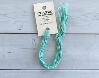 Classic Colorworks Hand-Dyed Embroidery Floss - Lettuce Leaf