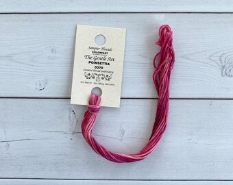 The Gentle Art Sampler Threads Hand-Dyed Embroidery Floss - Poinsettia