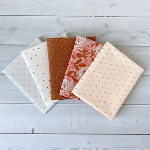 Curated AGF Fat Quarter Bundle by Art Gallery Fabrics, 5 Fat Quarters