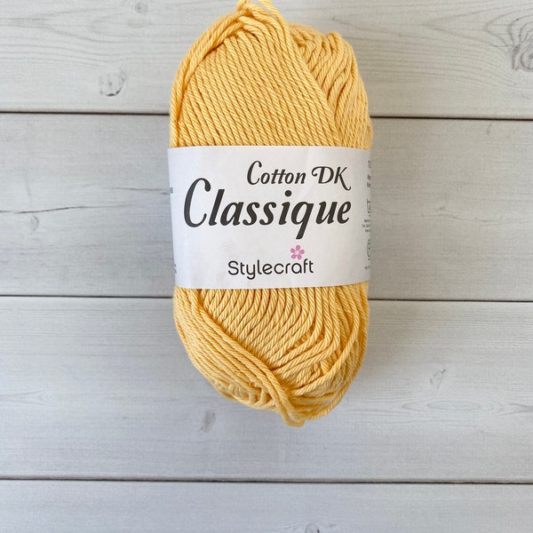 Stylecraft Classique Cotton DK - Sunflower