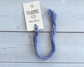 Classic Colorworks Hand-Dyed Embroidery Floss - Blue Moon