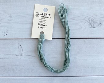 Classic Colorworks Hand-Dyed Embroidery Floss - Poblano Pepper