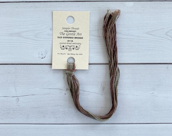 The Gentle Art Sampler Threads Hand-Dyed Embroidery Floss - Old Covered Bridge