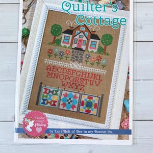 Quilter&#39;s Cottage Cross Stitch Pattern by Lori Holt of Bee in my Bonnet for It&#39;s Sew Emma
