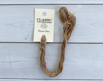 Classic Colorworks Hand-Dyed Embroidery Floss - Straw Hat