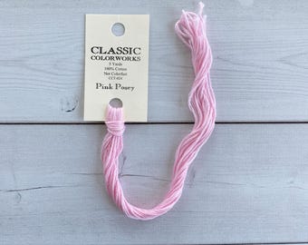 Classic Colorworks Hand-Dyed Embroidery Floss - Pink Posey