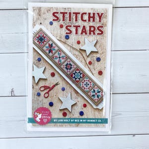 Stitchy Stars Cross Stitch Pattern by Lori Holt of Bee in my Bonnet for It&#39;s Sew Emma