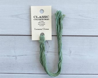 Classic Colorworks Hand-Dyed Embroidery Floss - Lemon Grass