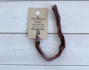 The Gentle Art Simply Shaker Sampler Threads Hand-Dyed Embroidery Floss - Old Purple Paint