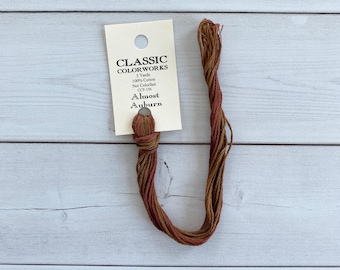 Classic Colorworks Hand-Dyed Embroidery Floss - Almost Auburn
