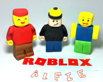 Roblox Cake Toppers Etsy - roblox game cake topper etsy