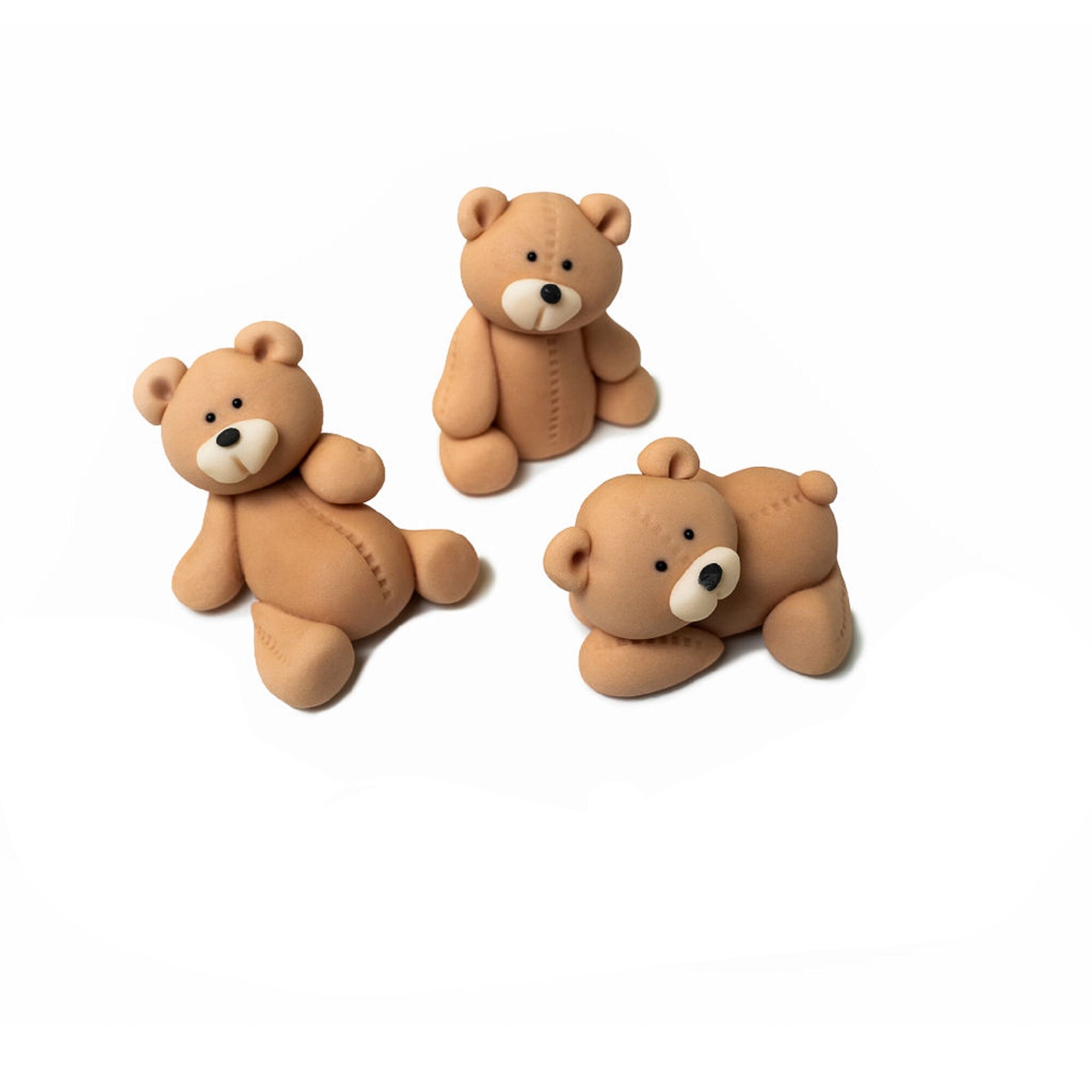 Teddy Bear EDIBLE Cake Topper / Fondant Decoration - Etsy UK