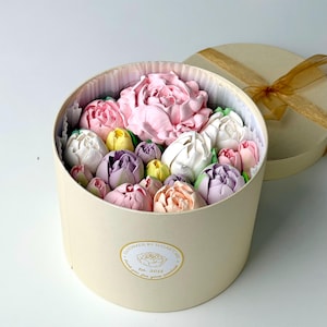 Edible Tulips Premium Gift Wedding Flowers Marshmallow Birthday Cake Mother Day