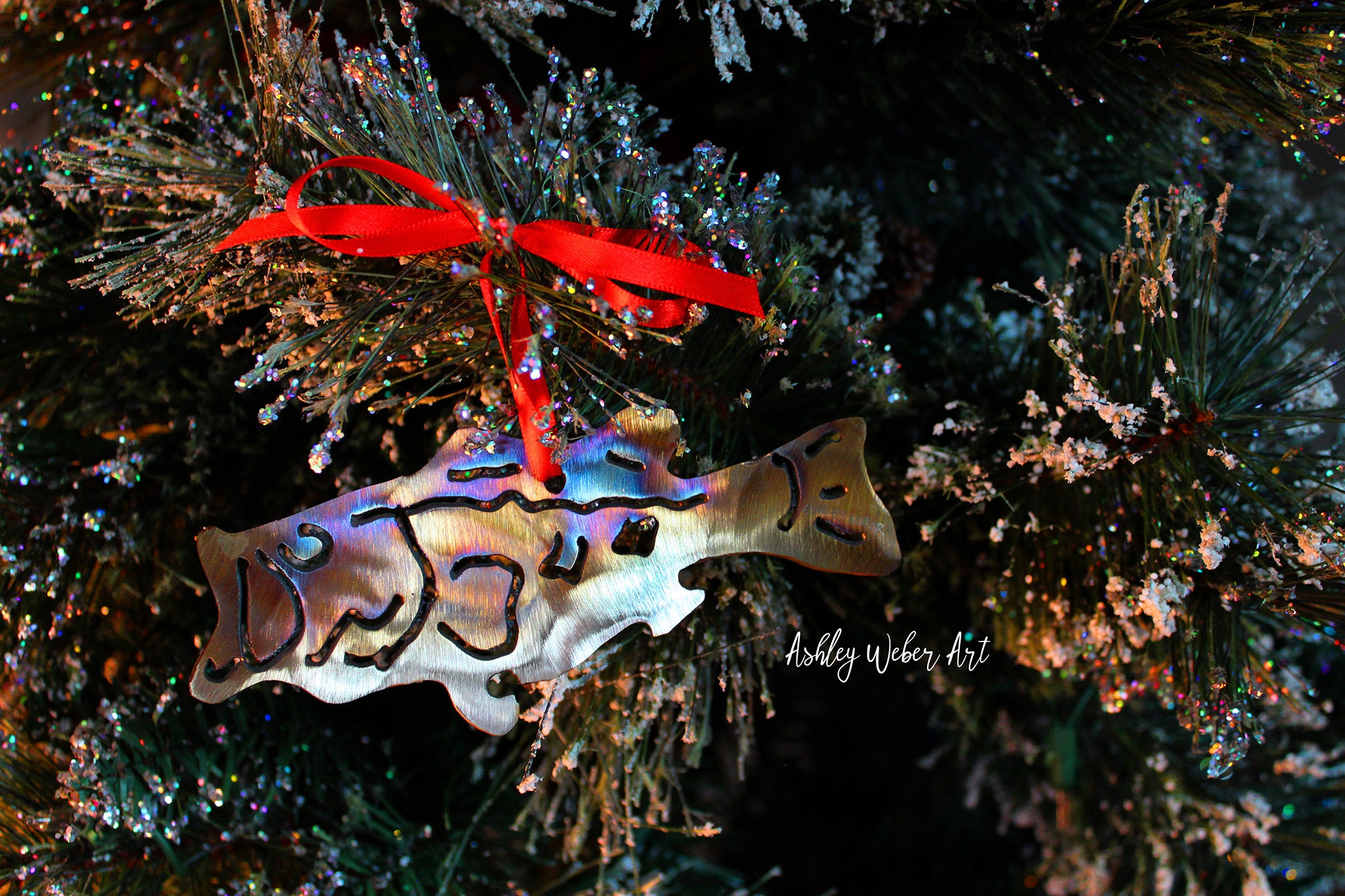 Largemouth Bass Christmas Ornament Etsy
