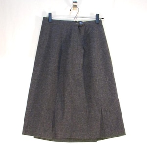 50s Vintage Chippewa Grey Wool Skirt