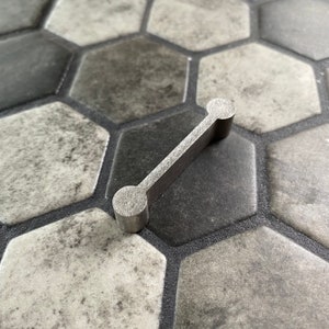 Inlay Stainless steel Barbell 3” Barbell metal joinery