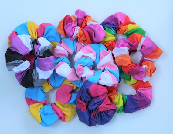 Pride /& Rainbow Scrunchies Pride Scrunchie LGBTQ Pride Scrunchie
