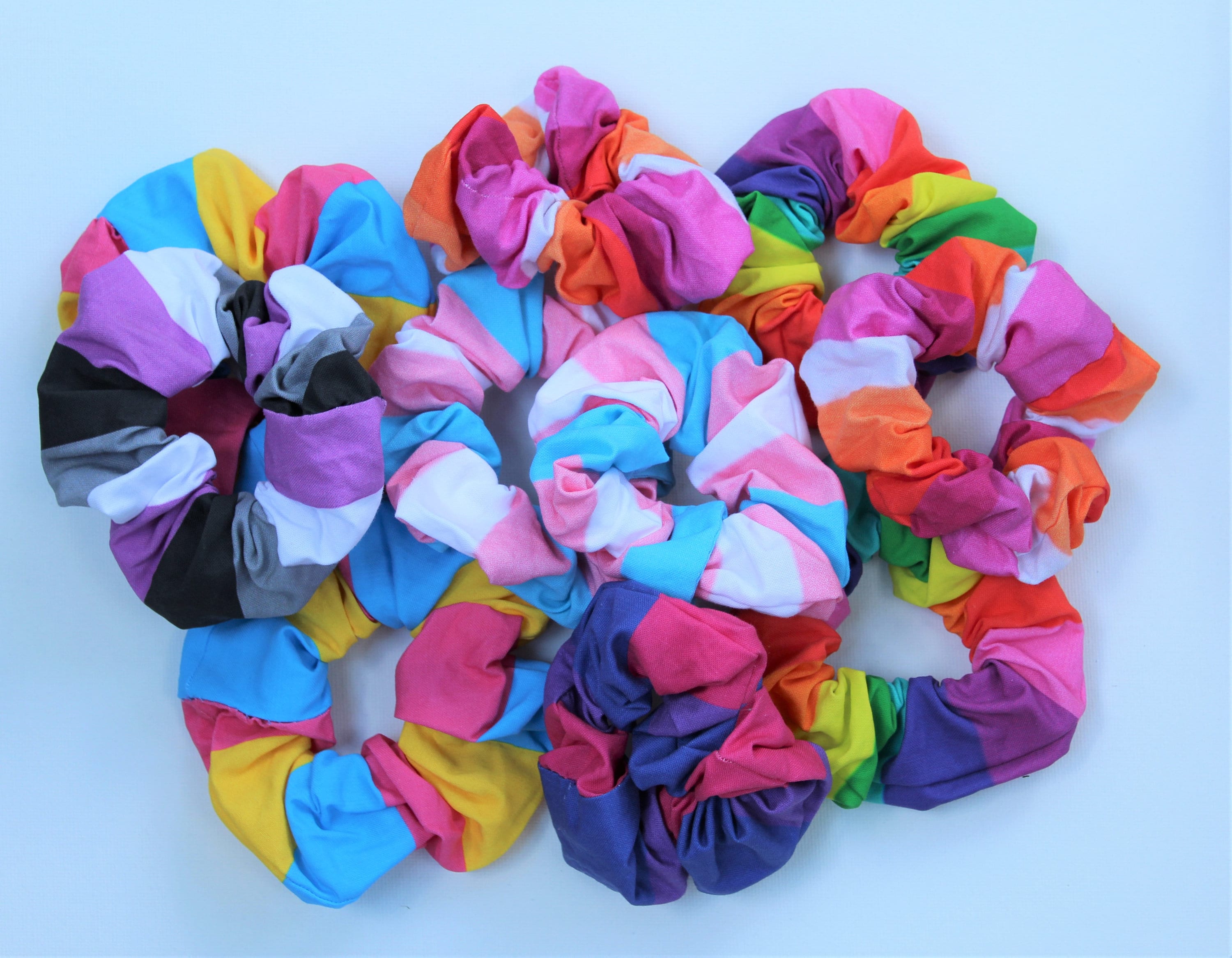 CLEARANCE LGBT+ Pride Scrunchie - Gay, Lesbian, Bisexual, Transgender…