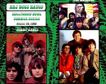 Hollywood Bowl Summer Series 1968, 16 augustus Rascals- Shondells- Animals + 4cd