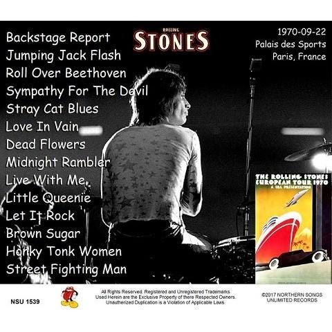 The Rolling Stones Paris in France 1970 September 22 LTD CD - Etsy