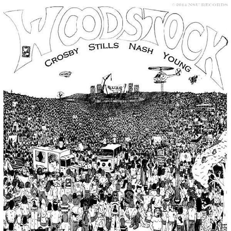 Crosby,Stills,Nash & Young Woodstock 1969 cd image 1