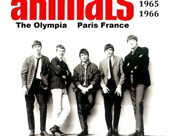 The Animals Live Parijs Frankrijk 1964 '1965 '1966 LTD # CD OOP!!
